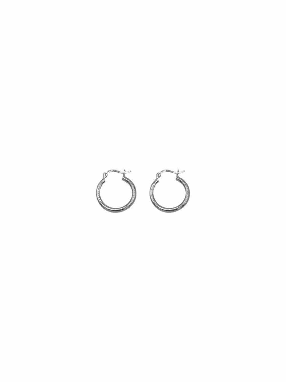 925 Sterling Silver Small Hoop Earrings Minimalist Silver Hoops